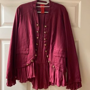 Burgundy Jacket